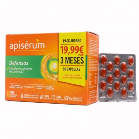  APISERUM DEFENSAS 3 X 30 CAPSULAS 
