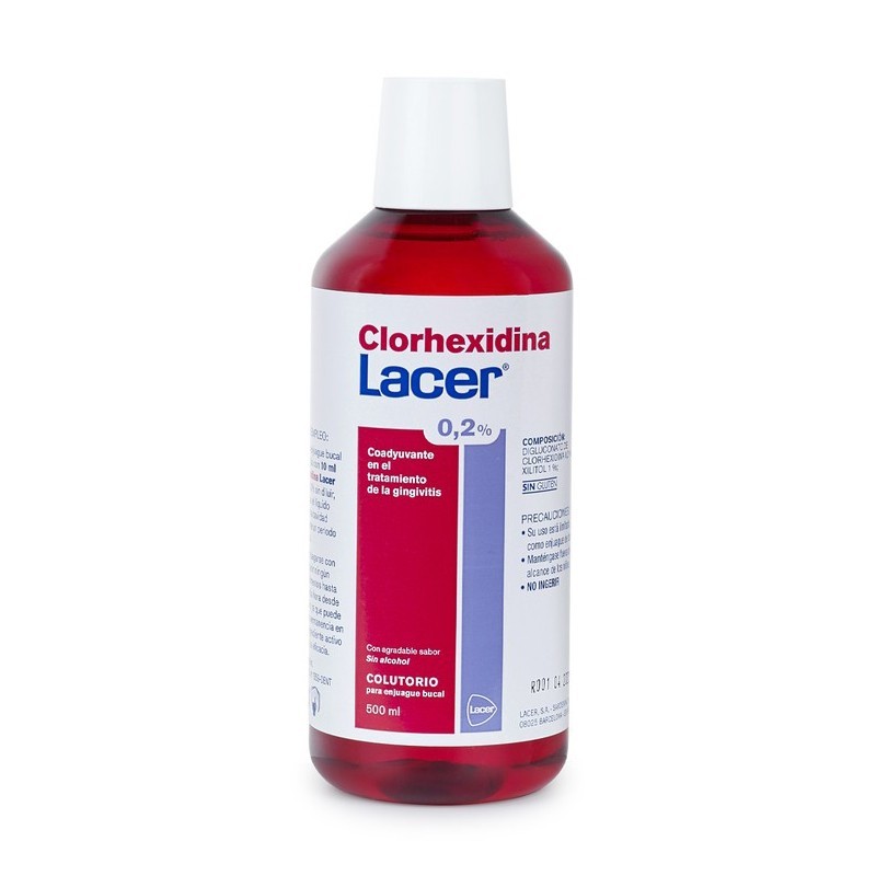 LACER COLUTORIO CLORHEXIDINA 0.2% 500 ML