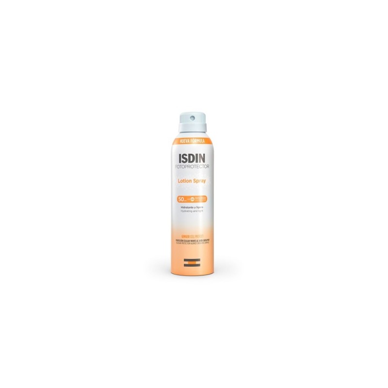 ISDIN TRANSPARENT SPRAY WET SKIN FOTOPROTECTOR SPF50+ 250 ML
