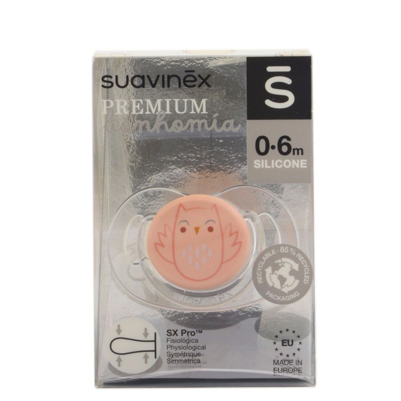 SUAVINEX CHUPETE PREMIUM FISIO SIL +4M