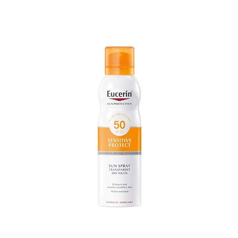 EUCERIN SENSITIVE PROTECT SPF50+ SPRAY TRANSPARENTE 200 ML