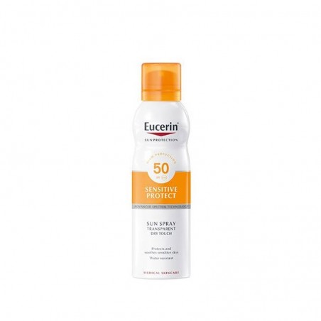  EUCERIN SENSITIVE PROTECT SPF50+ SPRAY TRANSPARENTE 200 ML 