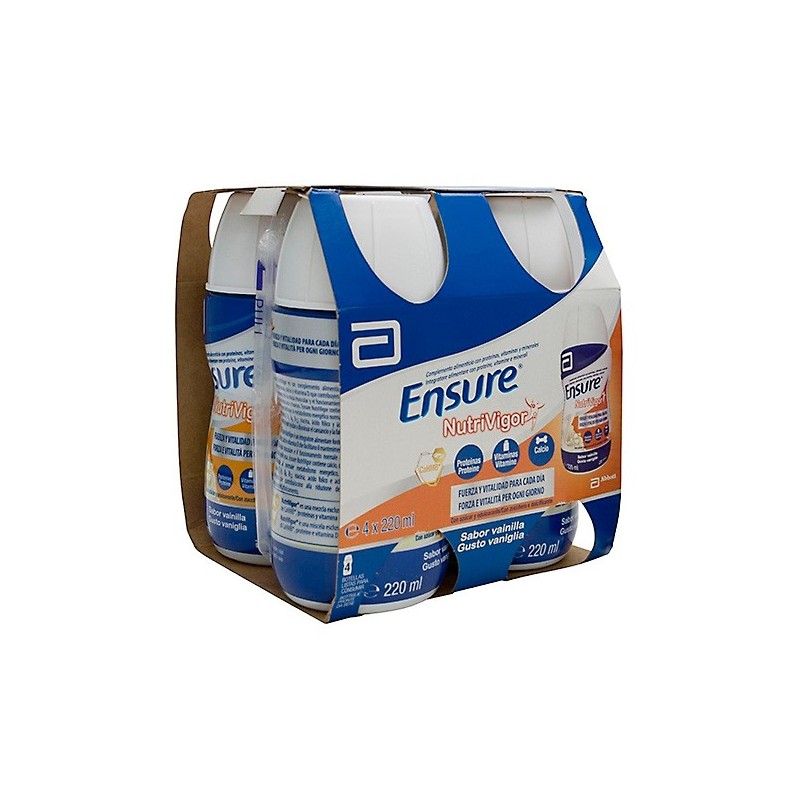 ENSURE NUTRIVIGOR VAINILLA 4X220 ML