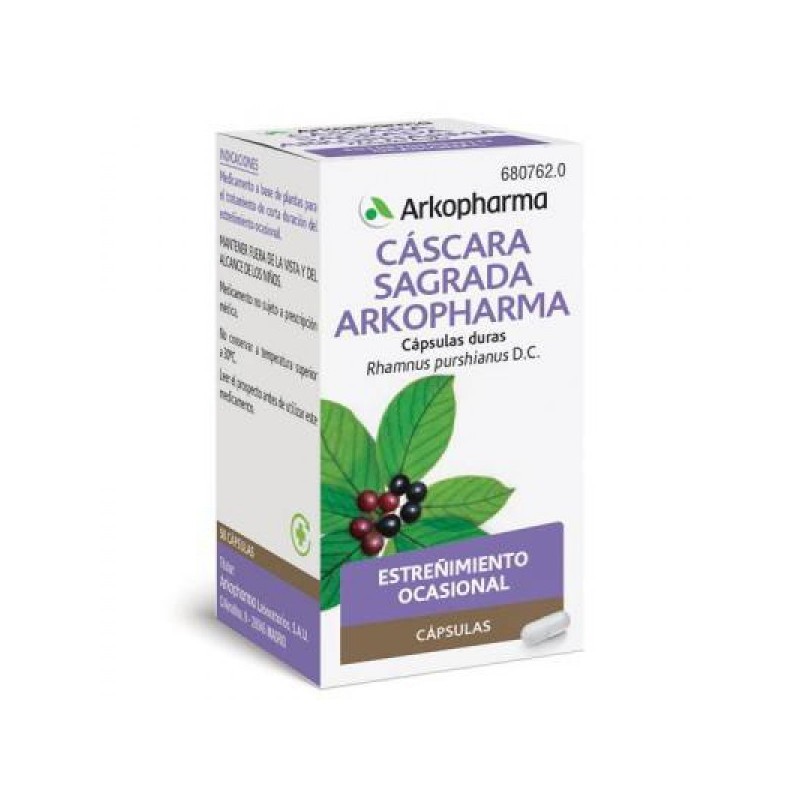 CASCARA SAGRADA ARKOPHARMA 250 MG 50 CAPSULAS