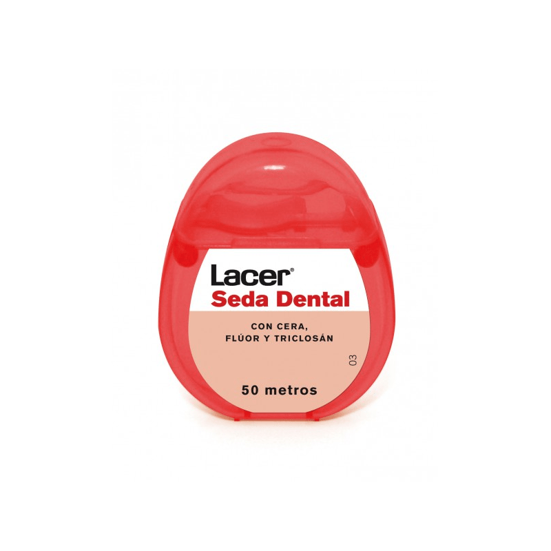 LACER SEDA DENTAL CERA Y FLUOR 50 M