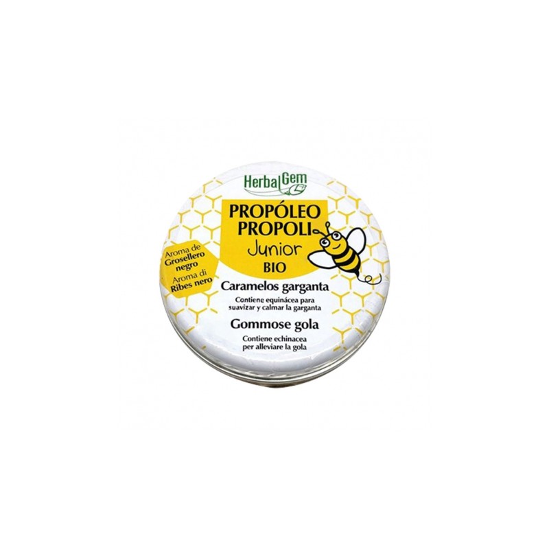 PRANAROM HERBALGEM CARAMELOS PROPÓLEO JUNIOR BIO