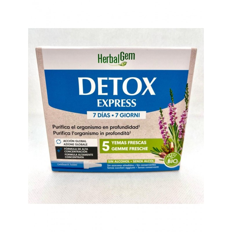 PRANAROM HERBALGEM DETOX EXPRESS 7 DIAS X 10 ML