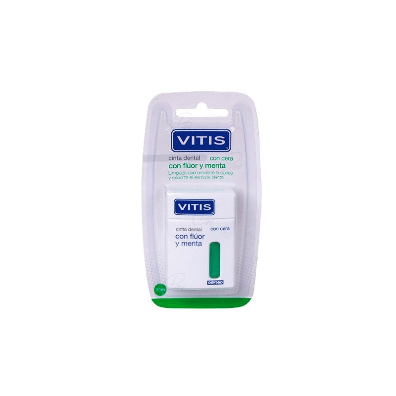 VITIS CINTA DENTAL CON FLUOR MENTA 50 M