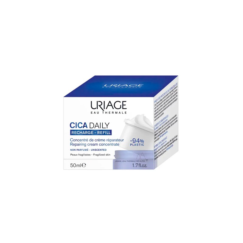 URIAGE CICA DAILY CREMA REPARADORA CONCENTRADA RECARGA 50 ML