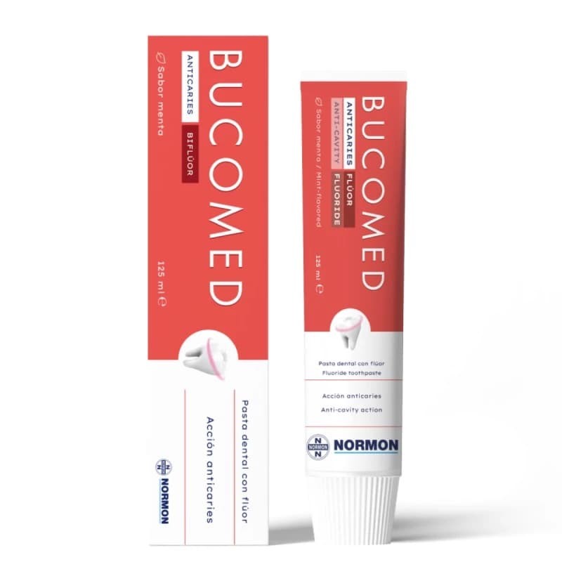 BUCOMED PASTA ANTICARIES 1 TUBO 125 ML SABOR MENTA