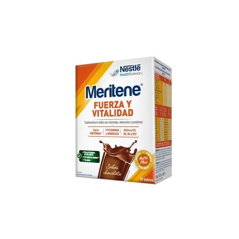 MERITENE CHOCOLATE 15 SOBRES