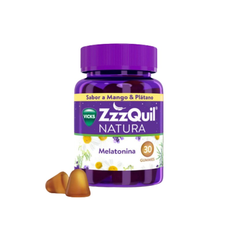 ZZZQUIL MELATONINA MANGO PLATANO 30 GOM