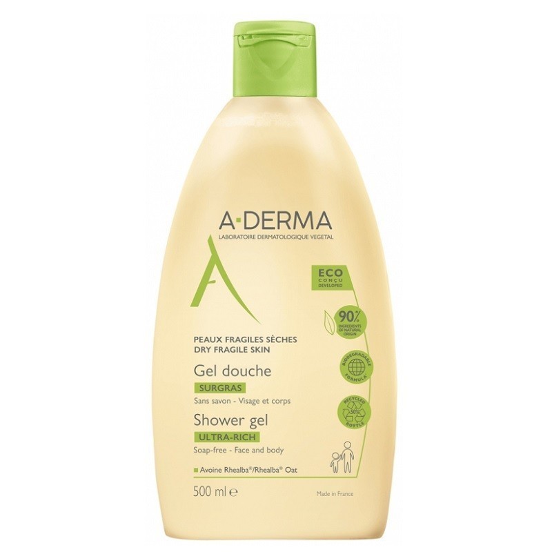 A DERMA GEL DUCHA SOBREGRASO 500 ML