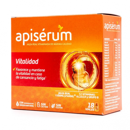  APISERUM VITALIDAD 18 VIALES 
