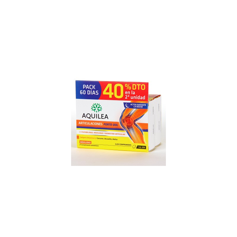 AQUILEA DUPLO ARTICULACIONES FORTE DOL 60 COMP 40 %