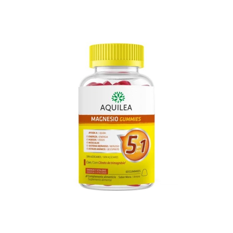 AQUILEA MAGNESIO GUMMIES 60 GOMINOLAS SABOR MORA