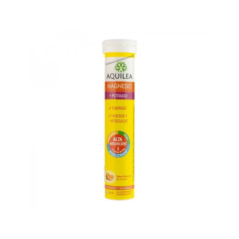 AQUILEA MAGNESIO POTASIO 14 COMP EFERV