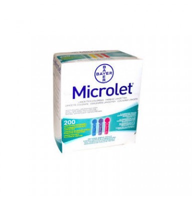 MICROLET LANCETAS COLORES...