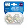 CHUPETE SILICONA PHILIPS AVENT ULTRA AIR 6 - 18 MESES 2 UNIDADES NIÑA