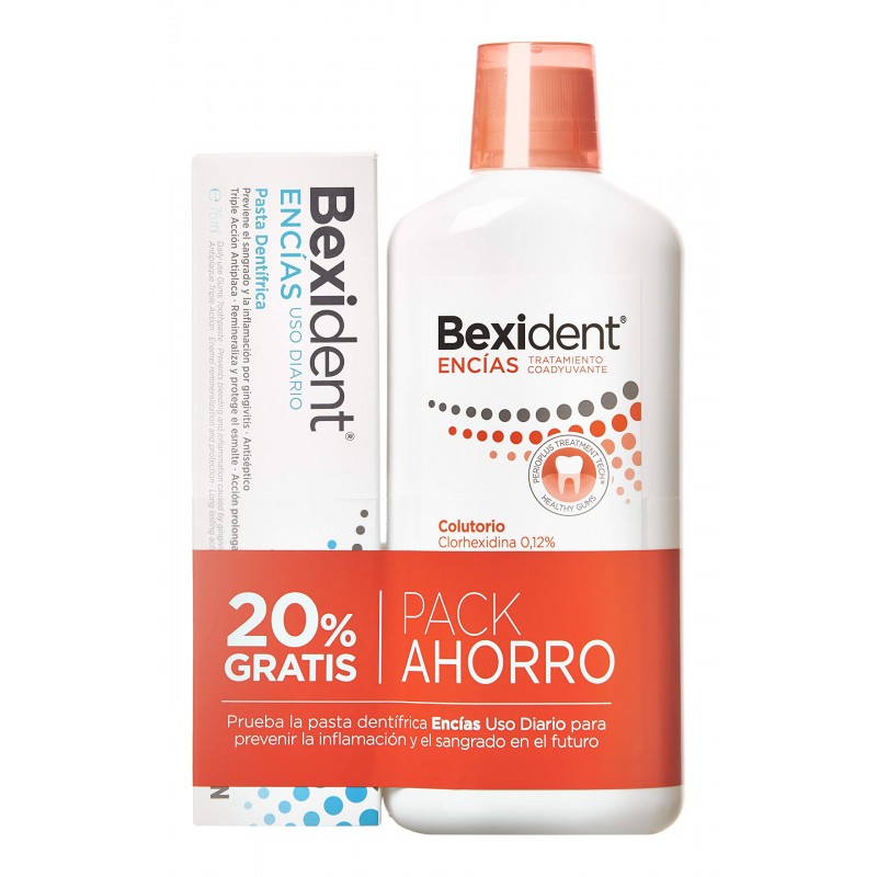 BEXIDENT PACK  ENCIAS TC 500ML + PAST UD 125ML