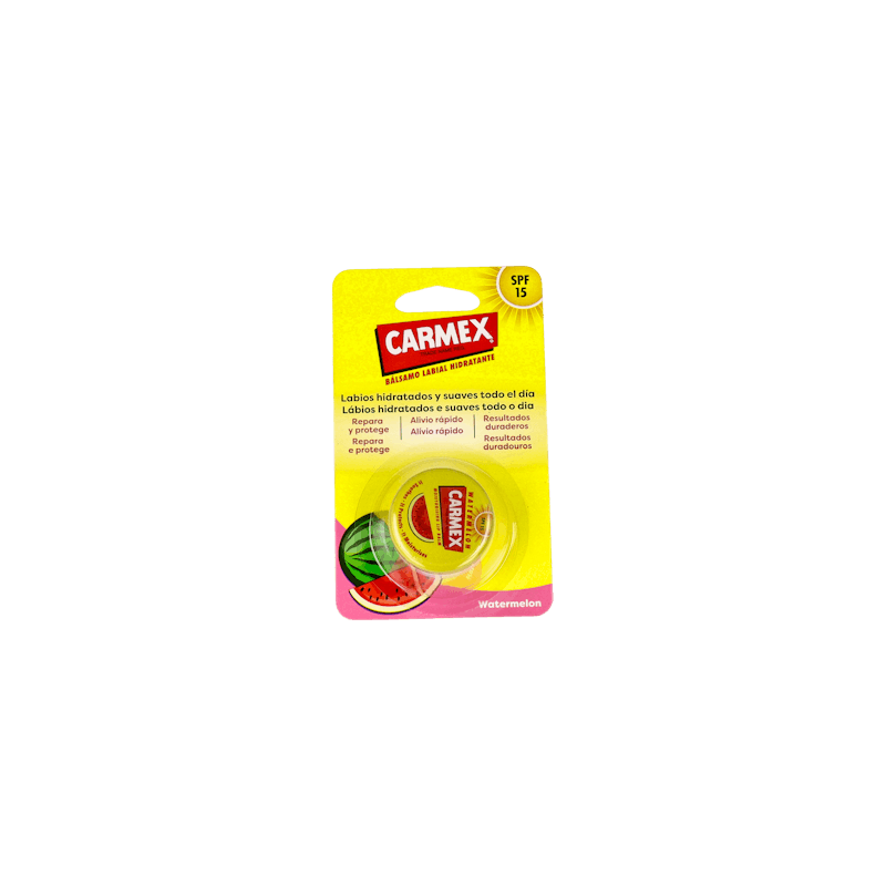 CARMEX PROTECTOR LABIAL TARRO SANDIA SPF15+ 7,5 G