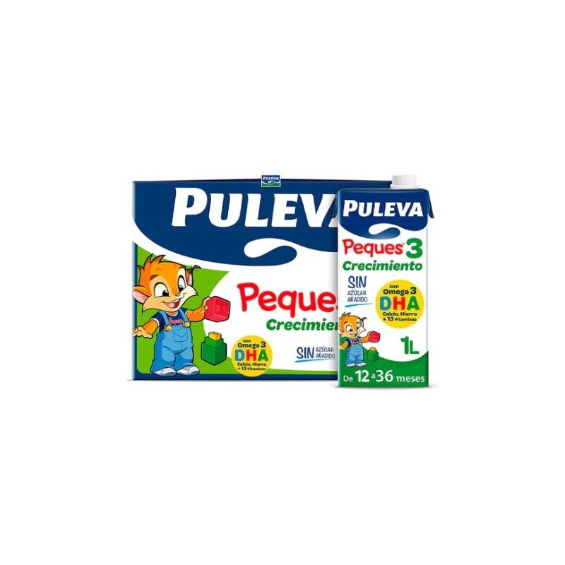 PULEVA PEQUES 3 CRECIMIENTO 6 BRIKS 1000 ML