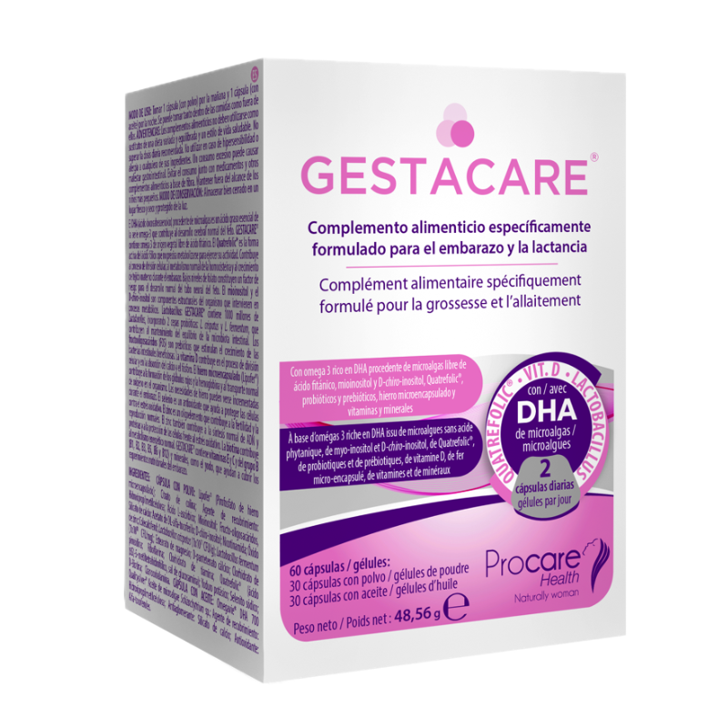 GESTACARE 60 CAPSULAS