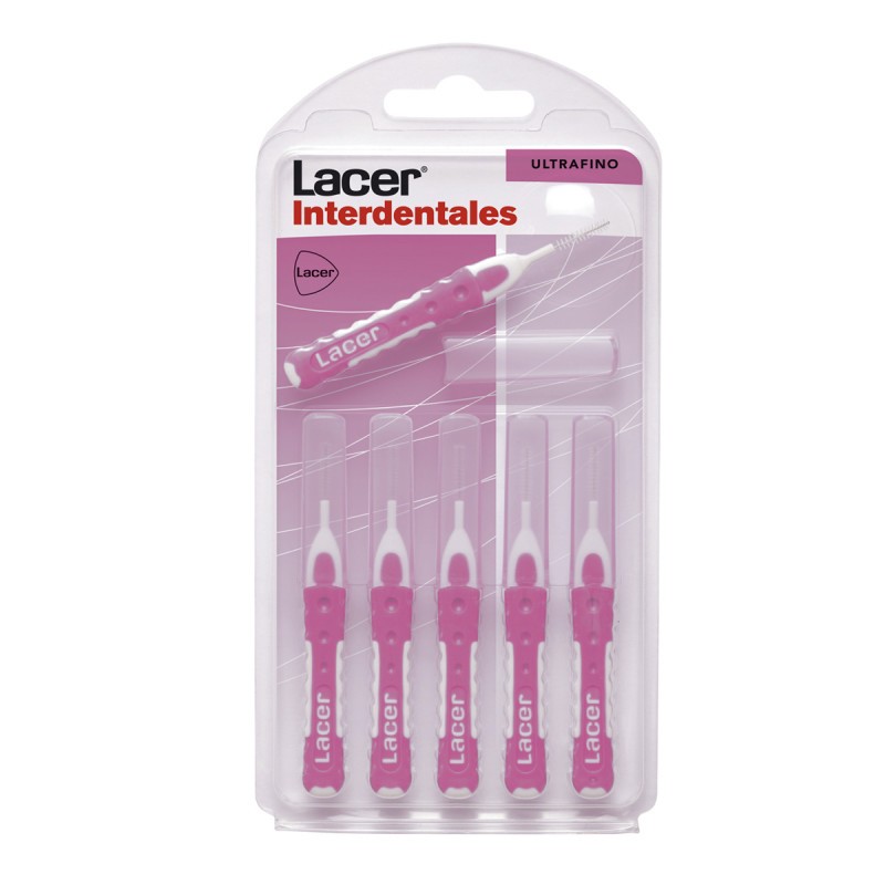 LACER CEPILLO INTERDENTAL ULTRAFINO RECTO 6 UNIDADES