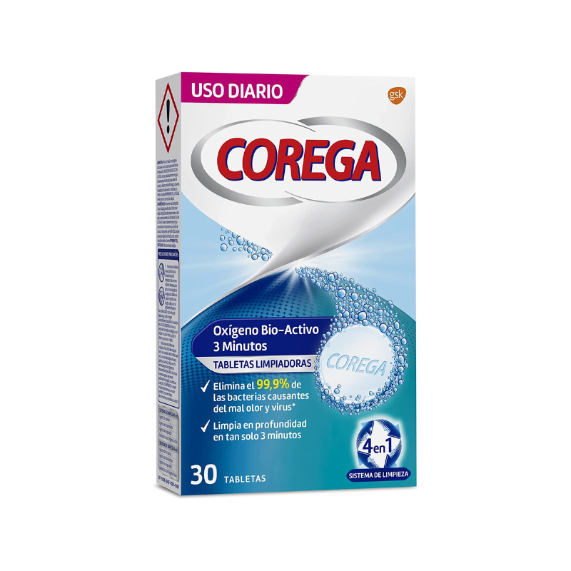 COREGA OXIGENO BIO-ACTIVO 30 TABLETAS