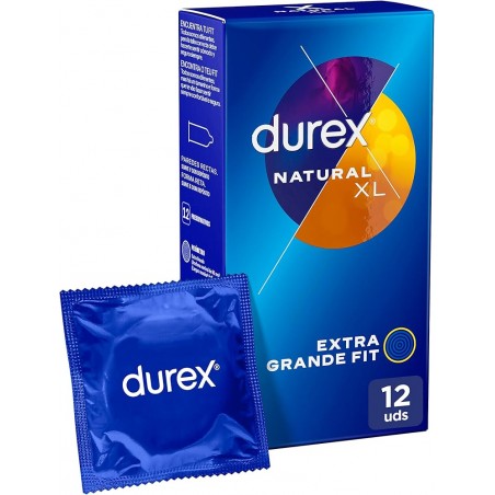  DUREX NATURAL XL EXTRAGRANDES 12 UDS 