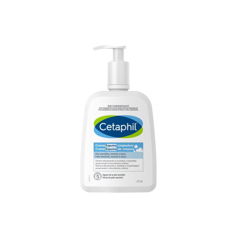 CETAPHIL CREMA ESPUMA LIMPIADORA 473 ML