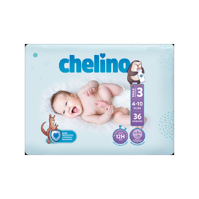 PAÑAL CHELINO T3 4-10 KG 36