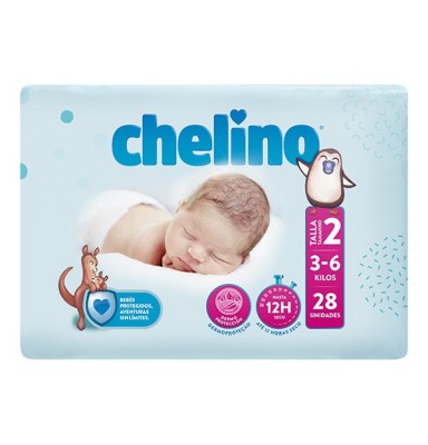 PAÑAL CHELINO T2 3-6 KG 28