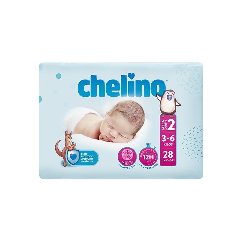 PAÑAL CHELINO T2 3-6 KG 28