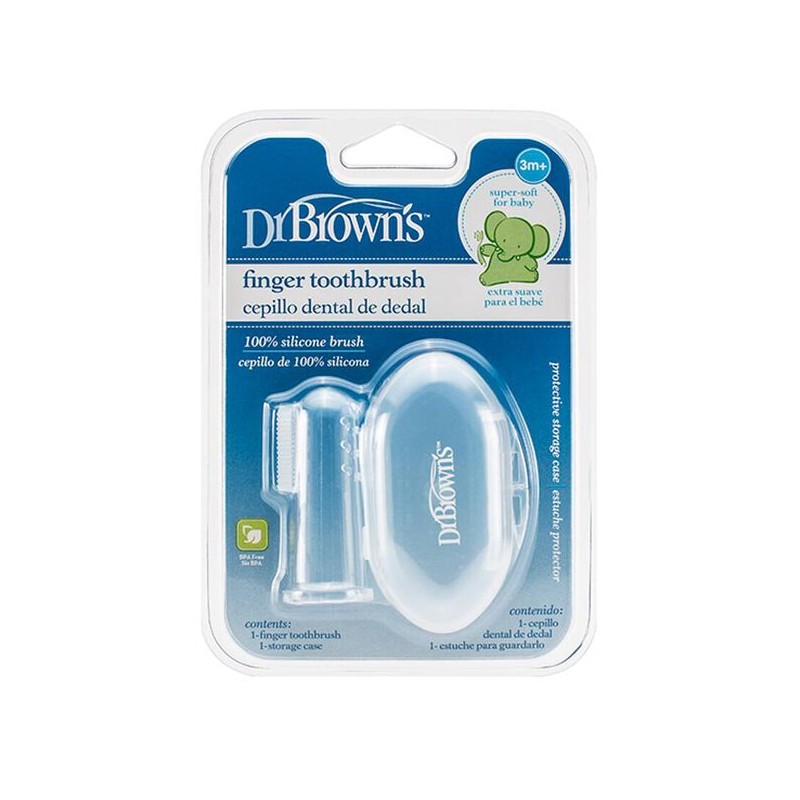 DR BROWN´S CEPILLO DENTAL DEDO + 3 MESES