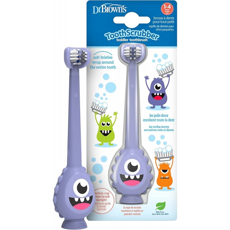 DR BROWN´S CEPILLO DENTAL 1-4 MONSTRUO MORADO