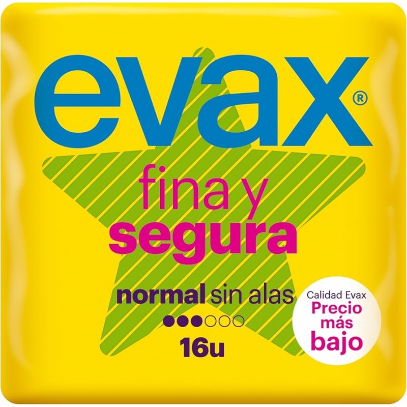 EVAX FINA SEGURA COMP NORMAL 16 UDS
