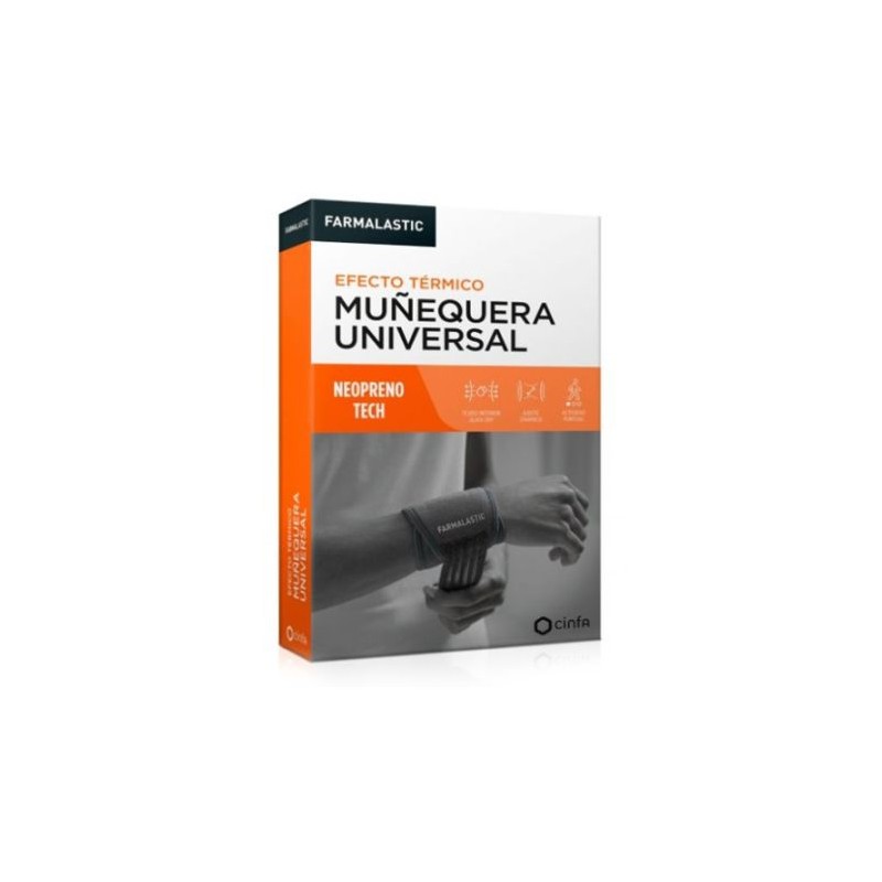 FARMALASTIC MUÑEQUERA NEOPRENO T-UNICA GRIS