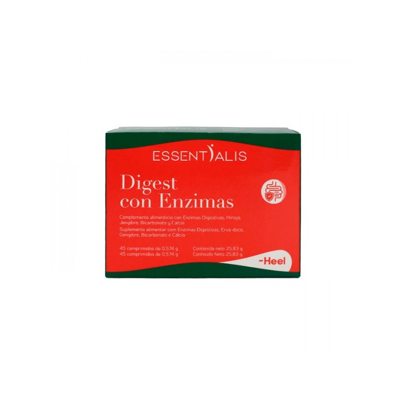 ESSENTIALIS HEEL DIGEST ENZIMAS 45 COMPRIMIDOS