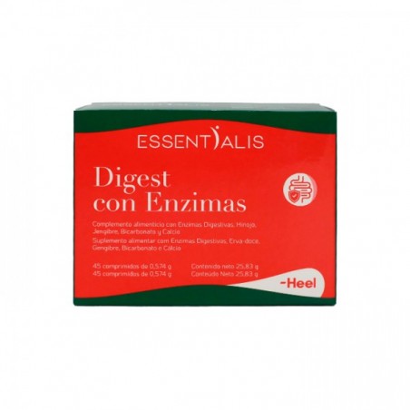  ESSENTIALIS HEEL DIGEST ENZIMAS 45 COMPRIMIDOS 