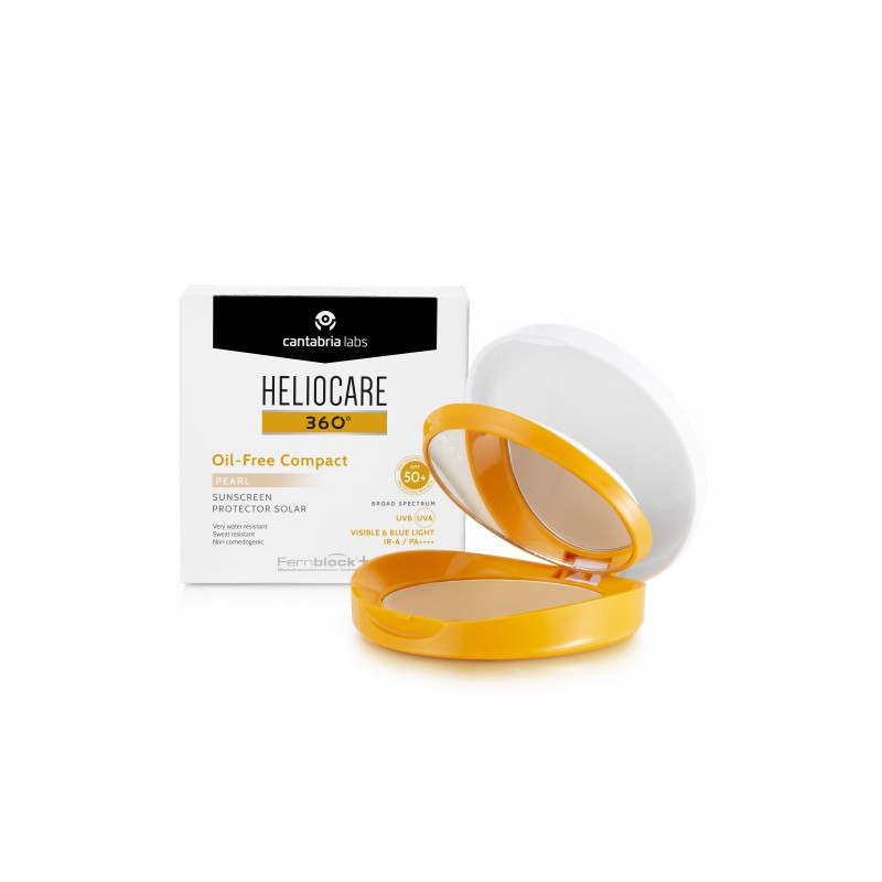 HELIOCARE 360º SPF 50+ OIL-FREE COMPACT PROTECTOR SOLAR 1 ENVASE 10 G COLOR BEIGE