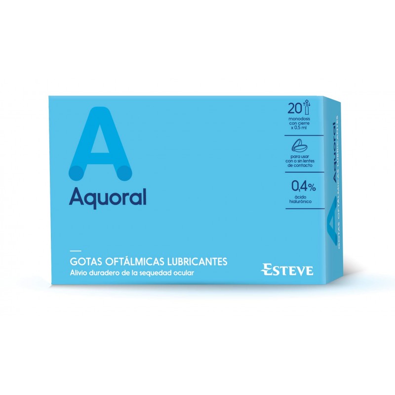AQUORAL GOTAS OFTAL 0,5 ML 20 MONODOSIS