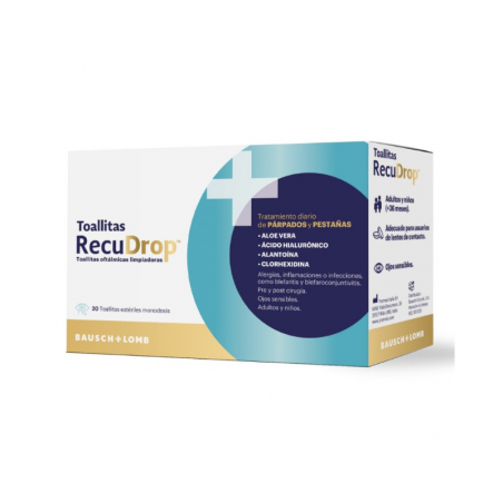  RECUDROP TOALLITAS 20 TOALLITAS MONODOSIS 