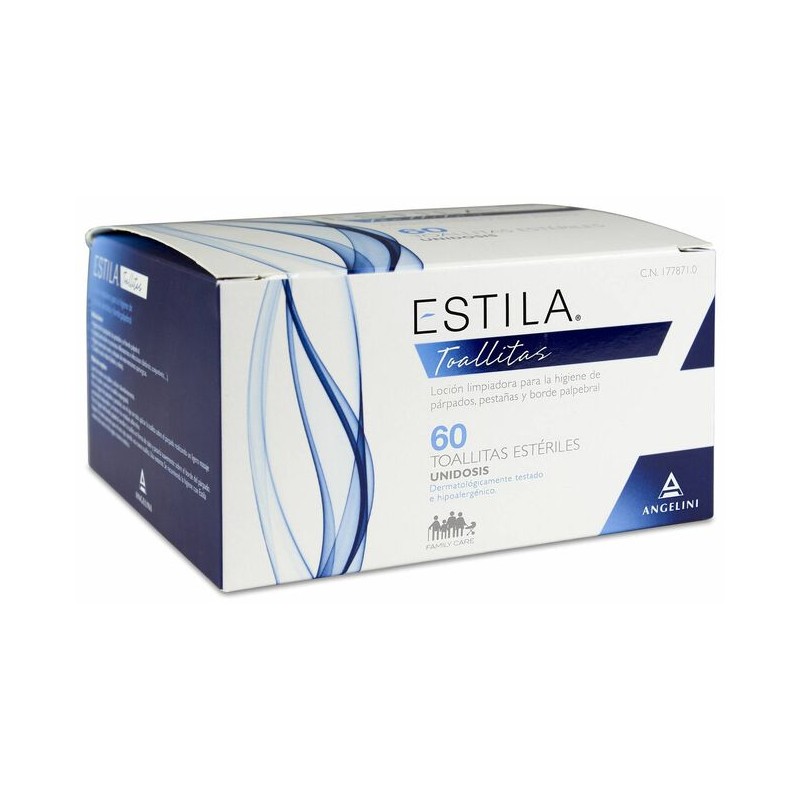 TOALLITAS ESTILA HIGIENE PARPADOS 60 UDS