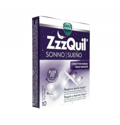 ZZZQUIL SUEÑO 10 TIRAS NASALES