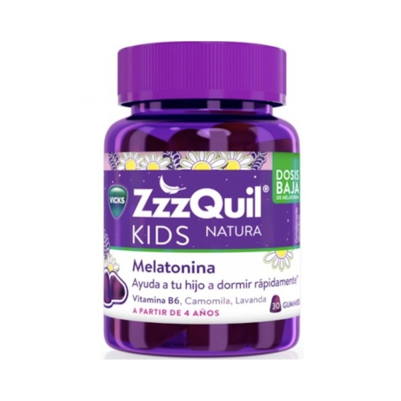 ZZZQUIL NATURA KIDS 30 GUMMIES SABOR FRUTOS DEL BOSQUE