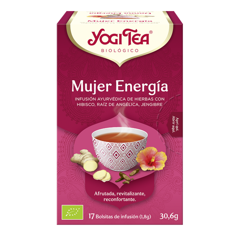 YOGI TEA MUJER ENERGIA 17 BOLSITA