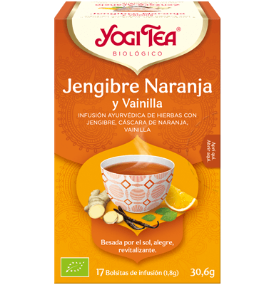 YOGI TEA JENGIBRE, NARANJA...
