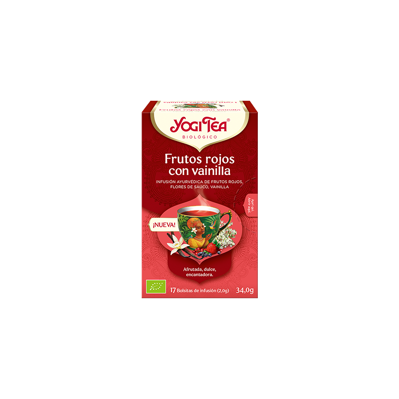 YOGI TEA FRUTOS ROJOS CON VAINILLA