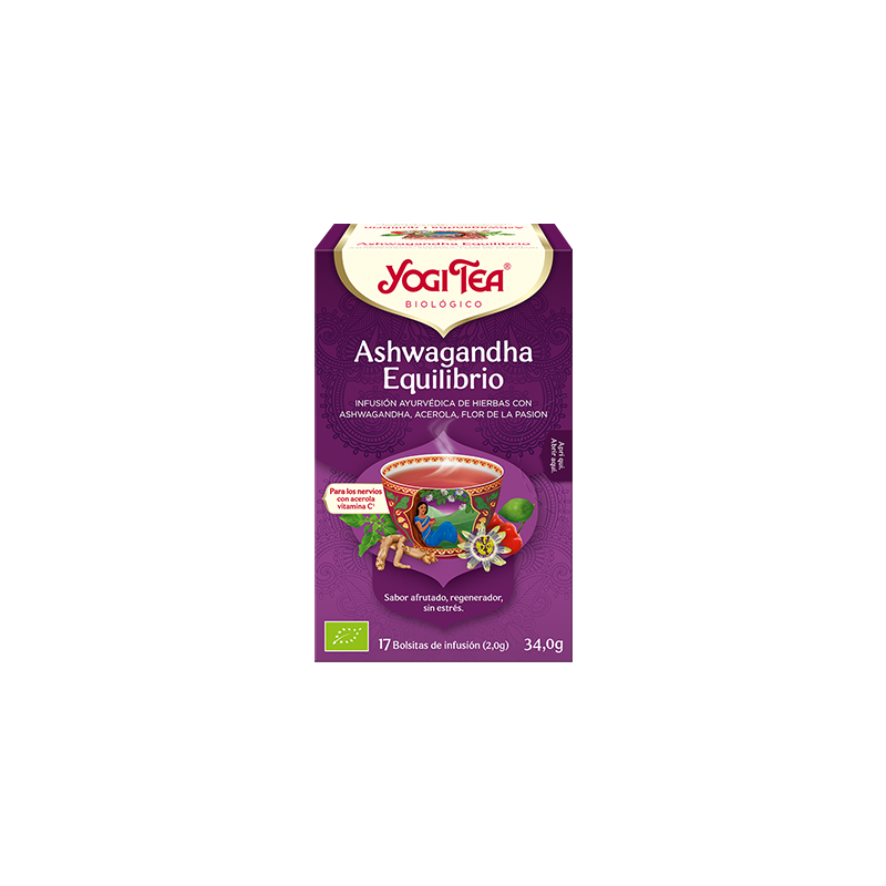 YOGI TEA EQUILIBRIO ASHWAGANDHA 17 BOLSITAS